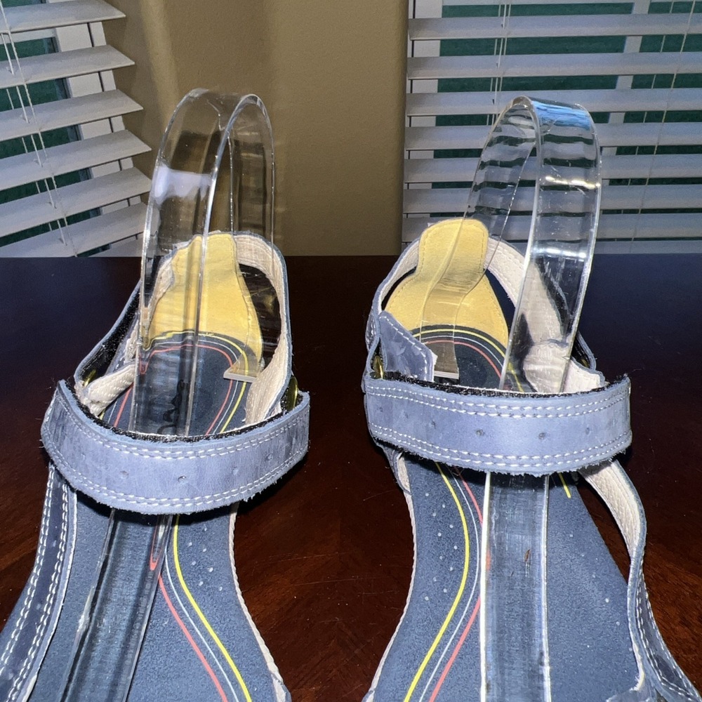 ECCO Hill Move Blue Sandals Women Sz 40 (US 9 to 9.5) Comfort Athleisure Cruise - Picture 8 of 15